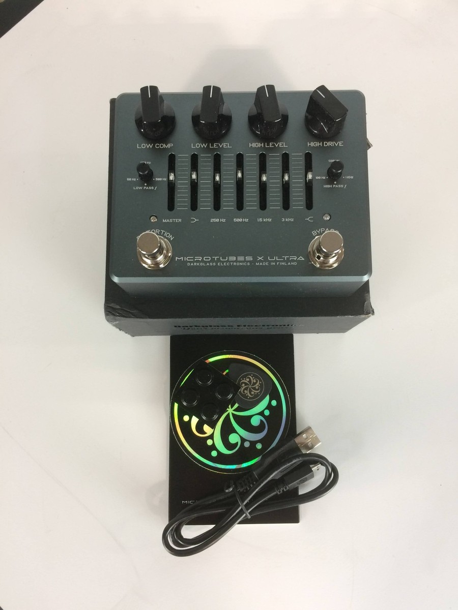 Open Box Darkglass Microtubes X Ultra Preamp/Distortion/DI Bass