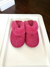 UGG Coquette Women  s Pink Slip On Slippers Shoes Size 7
