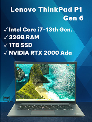 Lenovo ThinkPad P1 Gen6 i7-13700H 32GB RAM 1TB SSD NVIDIA RTX 2000 Neue SSD #GK1