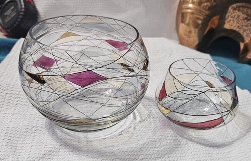 PartyLite Calypso Mosaic Stained Glass Tealight Candle Holders - Picture 4 of 6