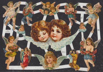 glossy pictures sheet EF 7217 glitter angel
