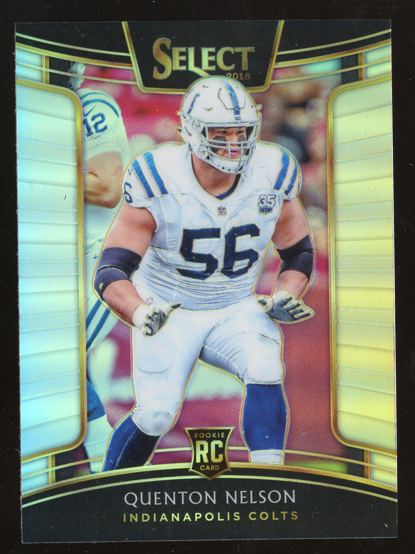 2018 Panini Select Silver Prizm #2 Concourse Quenton Nelson