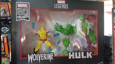 Marvel E6349 Legends 80th Anniversary 6in Wolverine and Hulk Action Figures