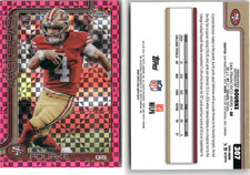 2025 Topp Chrome Football Pick Card Complete your Set -GREEN/PINK X-FRACTOR ONLY