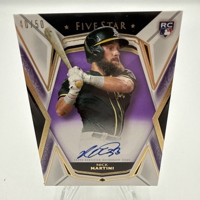 2019 Topps Five Star - Autographs Nick Martini #FSA-NM Purple /50 (AU, RC)