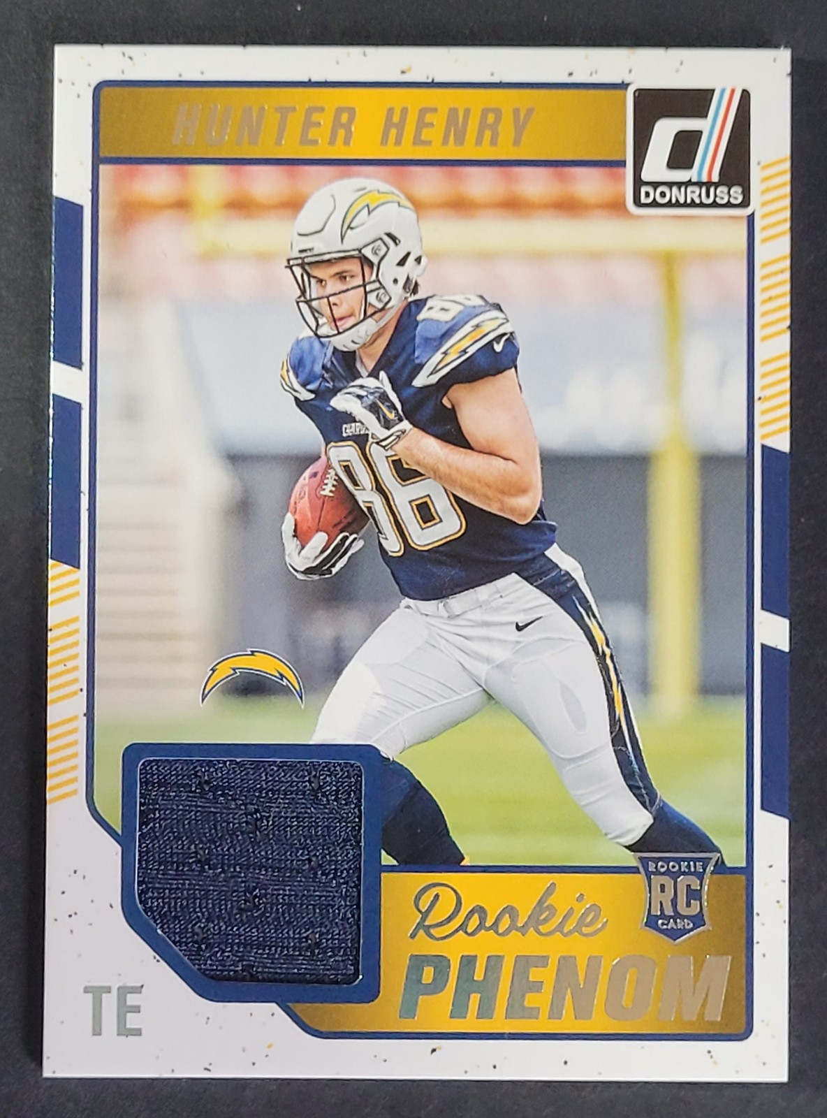 Hunter Henry Panini Donruss Rookie Phenom Jersey Relics #27 Base
