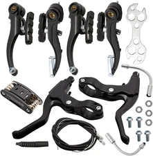 Complete Bike Brakes, Bicycle Brake Cable Kit Set for V Type Bike, Front and ...