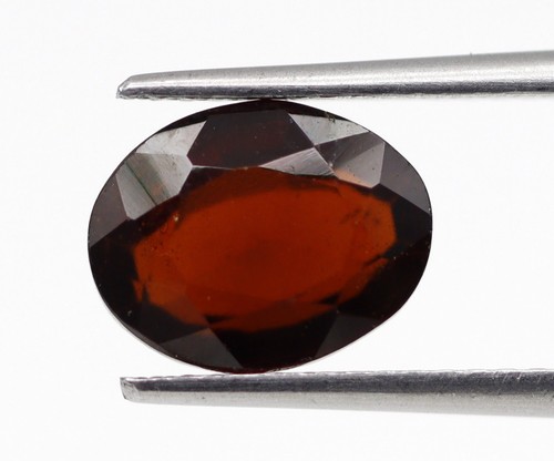 Africa Loose Oval Mix Cut Natural Dark Brown Hessonite Garnet Gemstone 2.74 CT - Picture 7 of 10