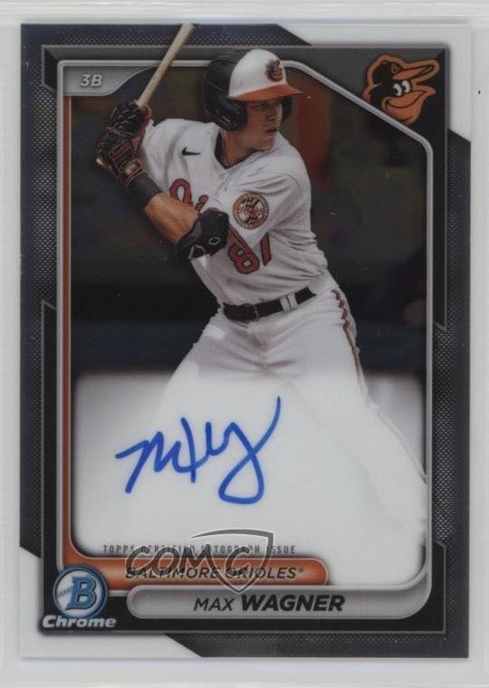 2024 Bowman Chrome Prospect Auto Max Wagner #CPA-MW Auto