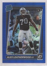 2021 Panini Donruss Optic Rated Rookie Blue Hyper Prizm Alex Leatherwood 0z8z