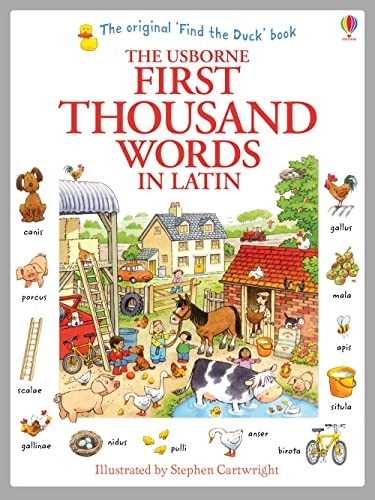 First Thousand Words in Latin by Heather Amery, Stephen Cartw... - - Image 2