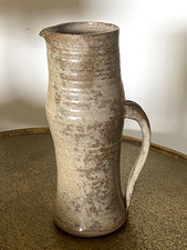 Pichet Cruche Pot  Céramique Vintage Design Signature à identifier TBE