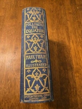 Following The Equator by Mark Twain 1st Edition Hardcover