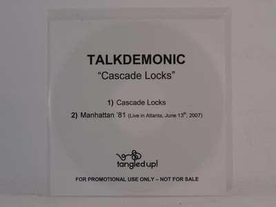 TALKDEMONIC CASCADE LOCKS (E39) 1 Track Promo CD Single including White Sleeve T