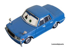 Ito San Disney Cars Toon 1/55 Métal TBE Voiture Bleue Japon Rare Très Bon État