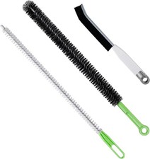 Upgraded Cleaning Brush Kit - 3-Piece Set, Flexible Drain Brush, Crevice Brush w