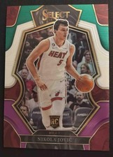 2022 Panini Select Nikola Jovic #170 Green White Purple Prizms RC Premier Level