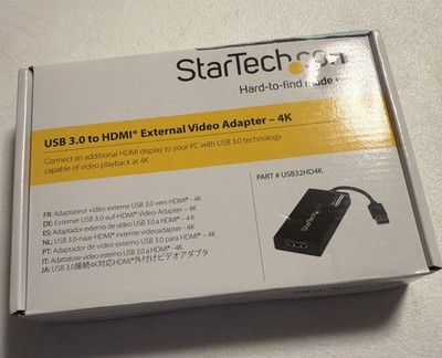 StarTech USB32HD4K USB 3.0 to 4k HDMI Adapter for sale online | eBay