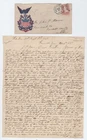 CIVIL WAR LETTER - 80th Illinois Vols - White Soldiers Mustered Out, Gen Grant !