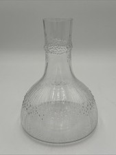 Vintage Iittala Finland Glass NIVA 7.5" Carafe Decanter Art Glass Decor Vase
