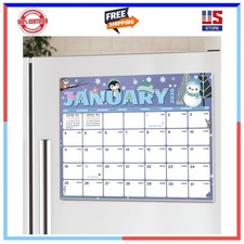 2026-2027 Magnetic Calendar for Refrigerator 18 Month Fridge Planner 11x8.5