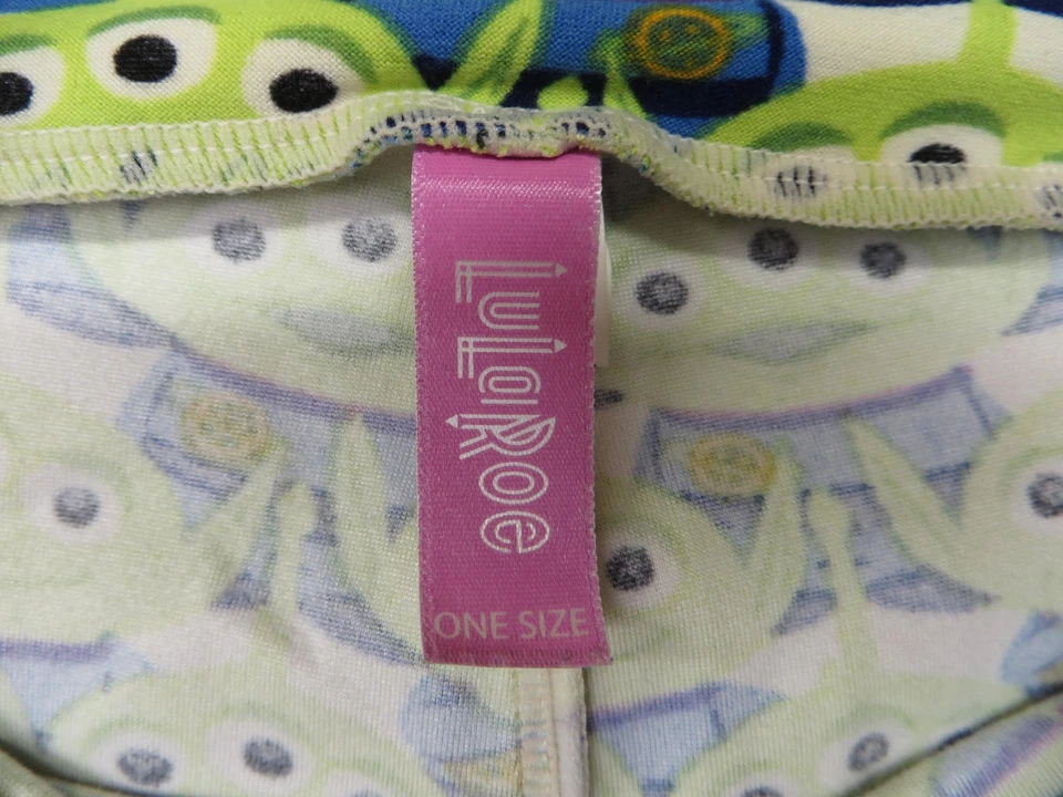 LuLaRoe Disney Toy Story зеленые пришельцы один размер зеленый единорог Disney Pixar - Изображение 4 из 4
