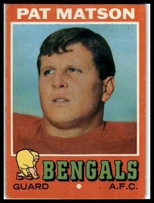 1971 Topps #72 Pat Matson