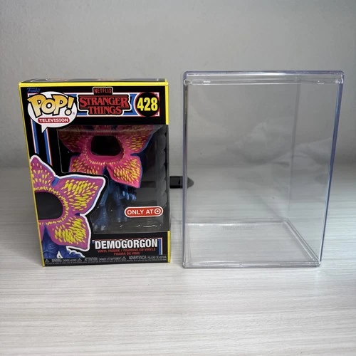 Funko Pop! #428 Demogorgon Stranger Things Blacklight Exclusive New w/ Protector