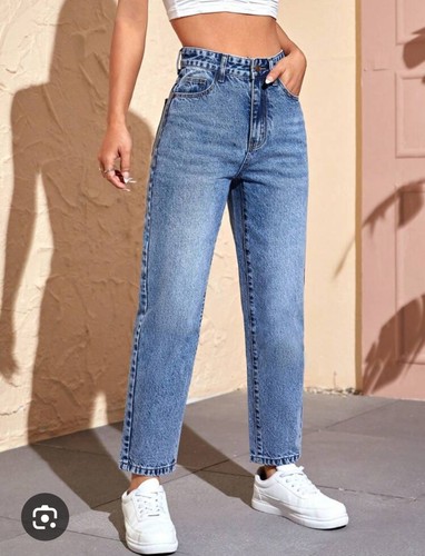 Shein Women's Jeans Size XXS Petite Stretch Leg Denim Medium Wash Blue