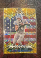 2024 Panini Mosaic - National Pride Amon-Ra St. Brown #263 Reactive Yellow 