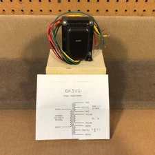 Hammond 6K3VG Transformer For Tube Amplifier 650vct @ 40Dcma. 6.3v @ 2A & 5v @2A