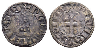 FITZ FRANCE POITOU DENIER SILVER (18mm 0.89g) EX BONHOFF COLLECTION ±QQ1636