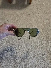 Welch Mtg 6 3/4 Vintage Antique Welding Torch goggles Safety Glasses Eyeglasses