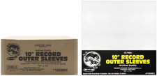  1,000 10SB02 10  Vinyl Record Outer Sleeves   2mil Thick - Archival Clear BOPP