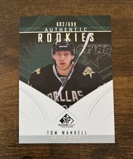 2009-10 SP Game Used Edition Authentic Rookies /699 Tom Wandell #108 Rookie RC