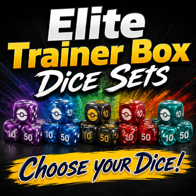Pokemon TCG Elite Trainer Box - Choose your Dice Set!
