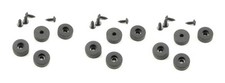  12 PACK PROCRAFT 5/8" x 9/32" Rubber Feet for Amp/Case/Cab w/Screws - F6282