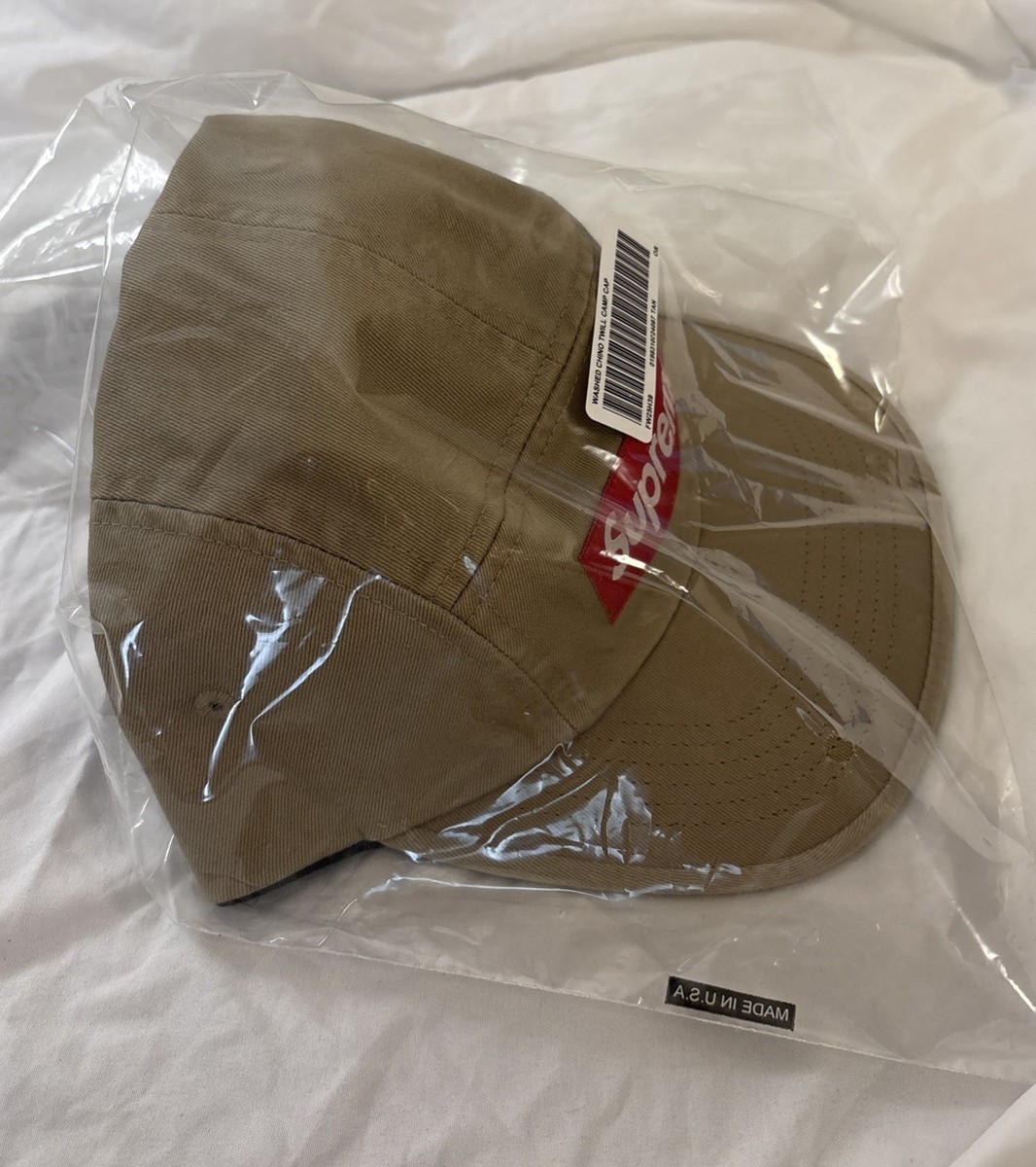 帽子 25FW Washed Chino Twill Camp Cap Supreme Washed Chino Twill Camp Cap (FW25) - $48