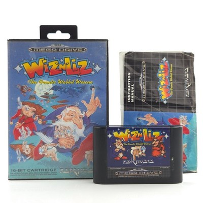 Sega Mega Drive Spiel : Wiz 'n' Liz - Modul OVP Anleitung CIB MD PAL