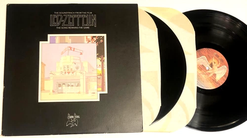 Led Zeppelin The Soundtrack From The Film The Song Remains The Same 2x Lp w book