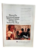 1994 Delta Air Lines Vintage Print Ad Business Travel Aviation Airline