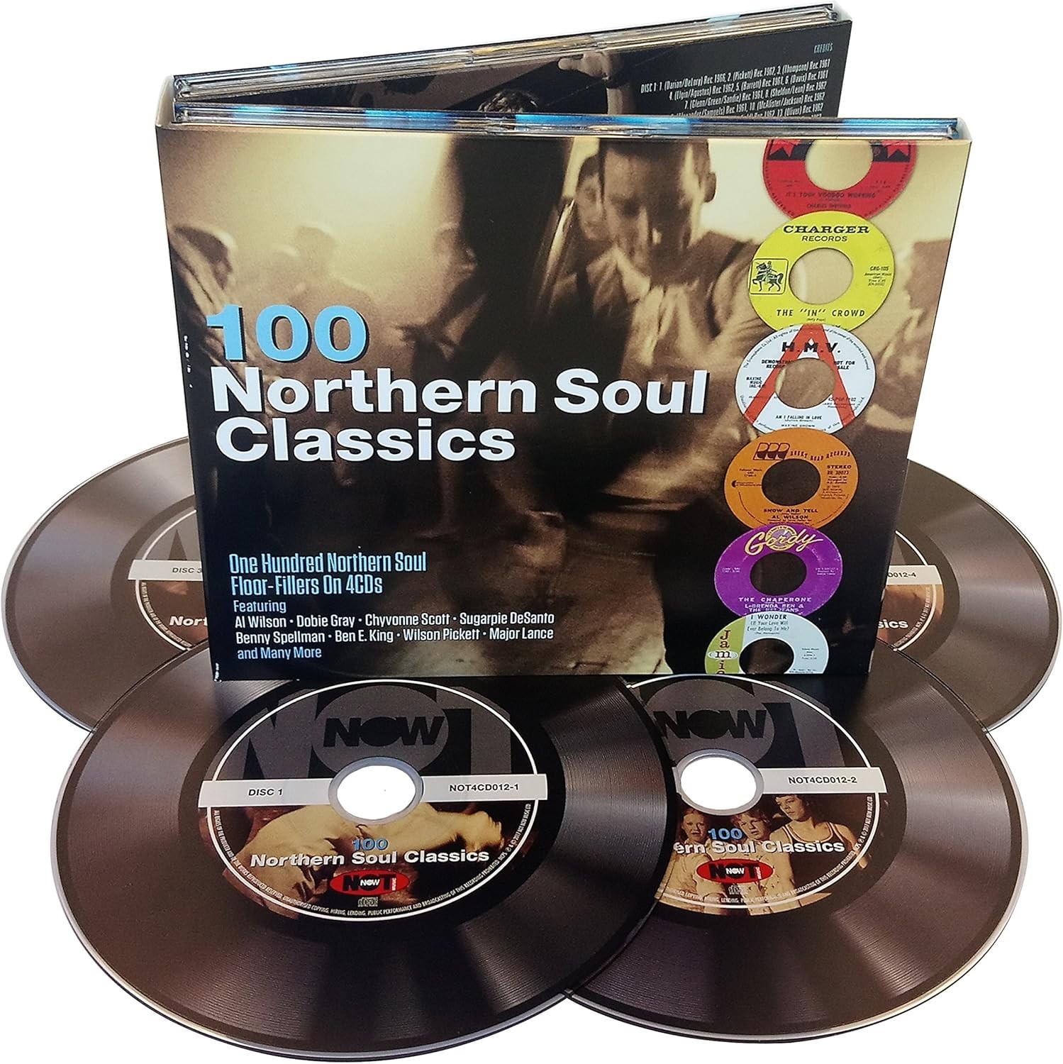 Various Artists / 100 Northern Soul Classics (4 CD) *NEW CD*