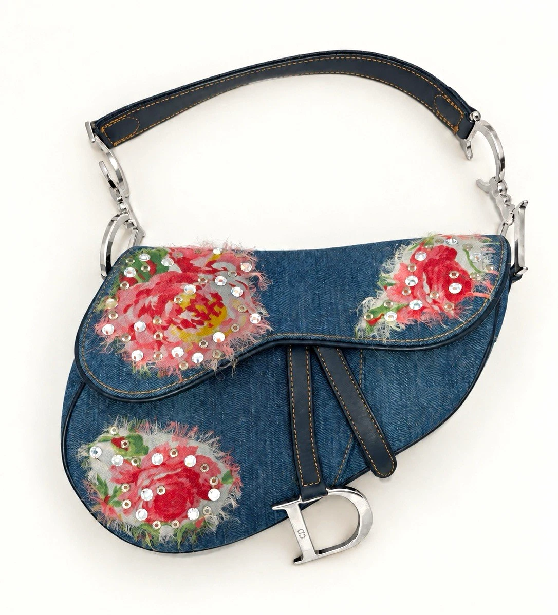 Christian Dior デニム ショルダーバッグ Dior Denim Exterior Bags & Handbags for Women for sale | eBay