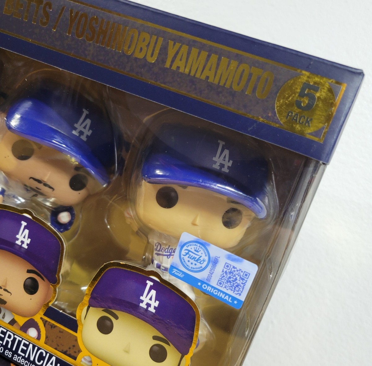 FUNKO POP DODGERS 2024 CHAMPIONSHIP 5 PACK WORLD SERIES CHAMPIONS