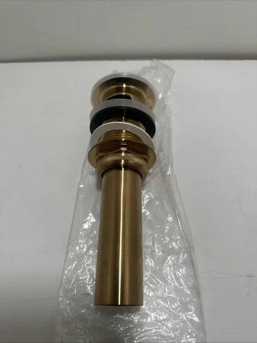 Signature Hardware Lexia Wall-Mount Bathroom Gold Faucet Replacement Part Drain - Picture 1 of 3