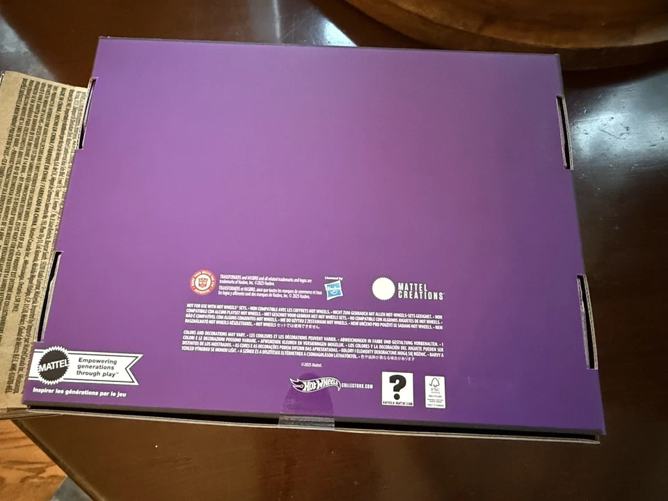 Mattel Hot Wheels Transformers Nemesis Prime NEW Sealed - Image 3 of 4