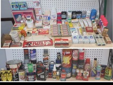 Vintage New Used Car Auto Advertising Tins Props Box - 4.99 Each Your Choice