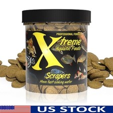 Gourmet Sinking Wafers Catfish Plecos Nutrient Dense Bottom Feeder Food USA Made