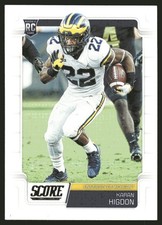 2019 Score #341 Karan Higdon NFL Football