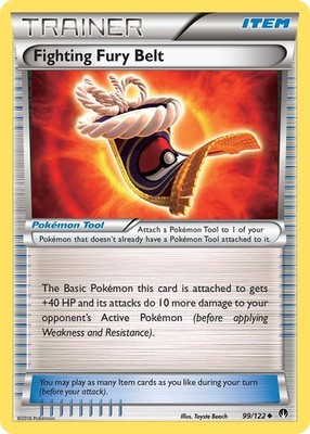 Fighting Fury Belt [BKP - 99/122] XY - BREAKpoint - NM